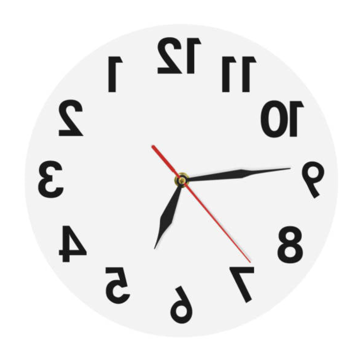 Horloge Noir Verlan
